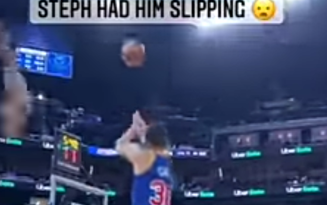 Being courtside at a Steph Curry game looks amazing