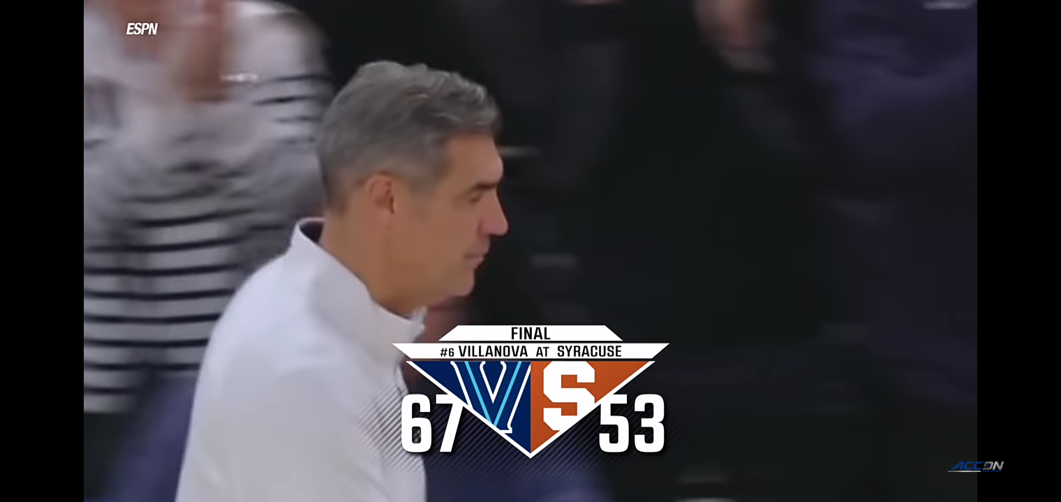 Villanova vs. Syracuse Basketball Highlights