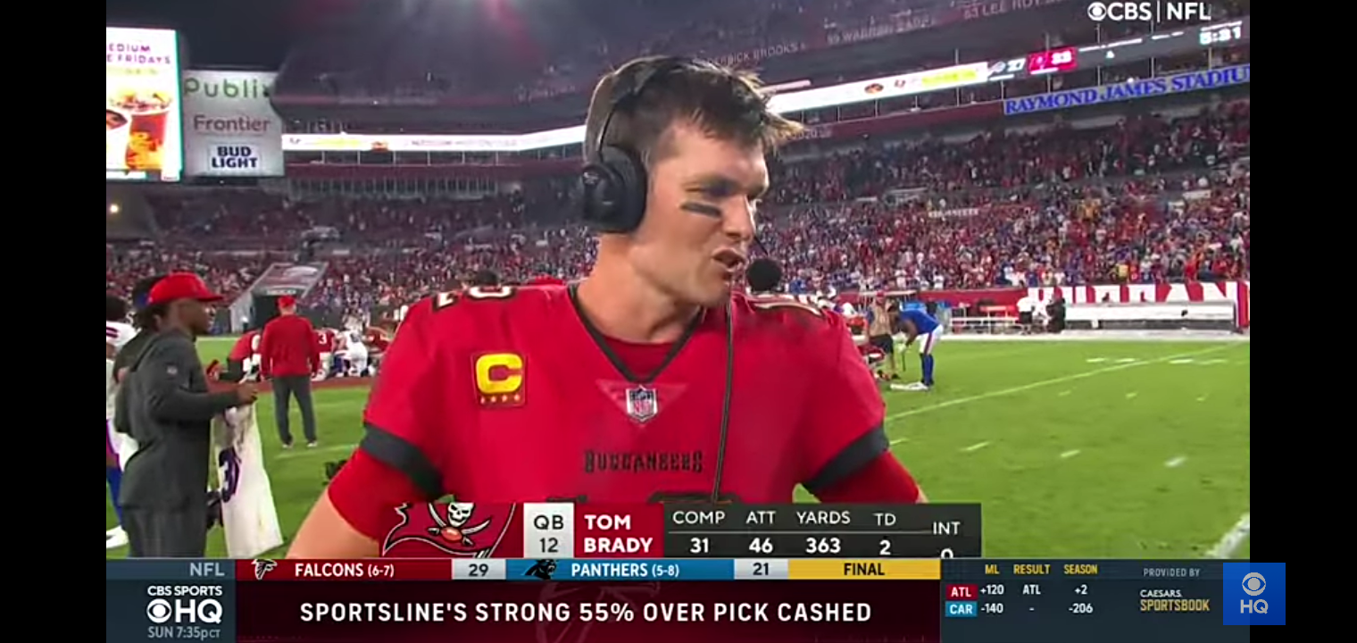 Tom Brady speaks after CLASSIC showdown between Buccaneers and Bills