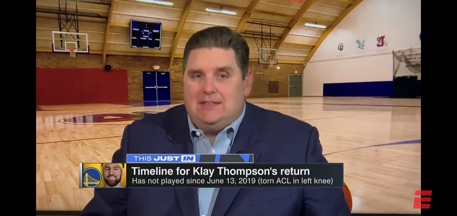 Brian Windhorst expects Klay Thompson to have an immediate impact on the Warriors once he returns