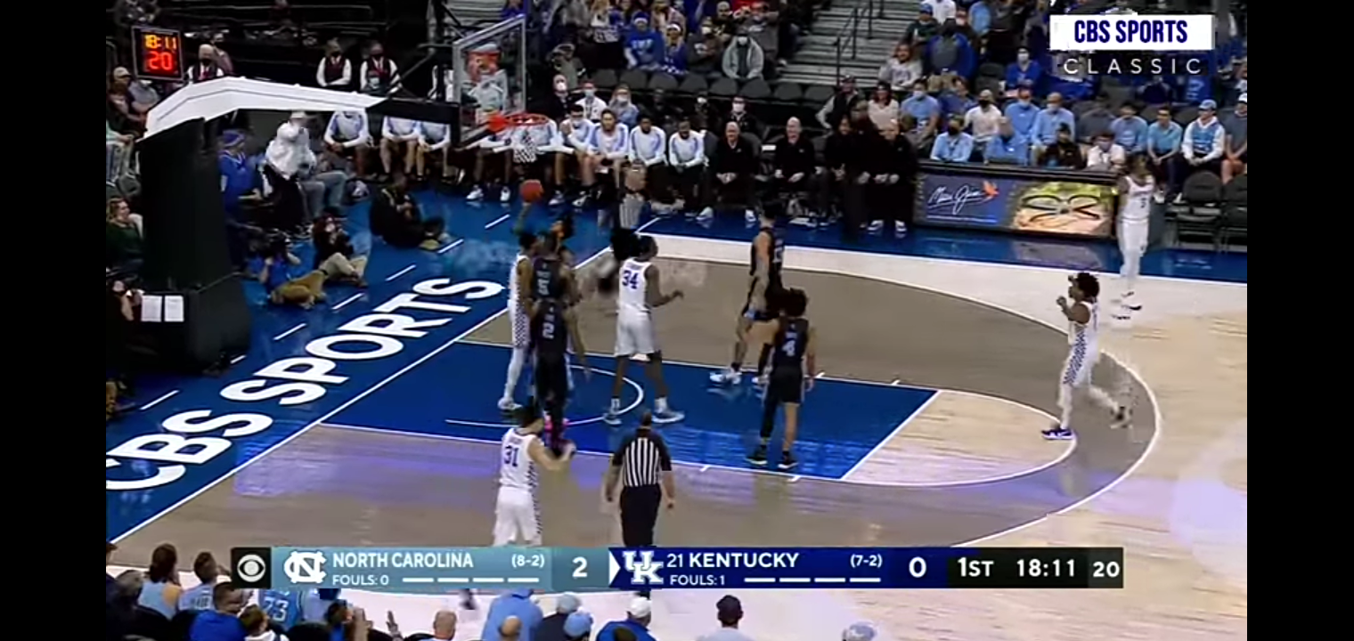 Kentucky 98 , North Carolina 69