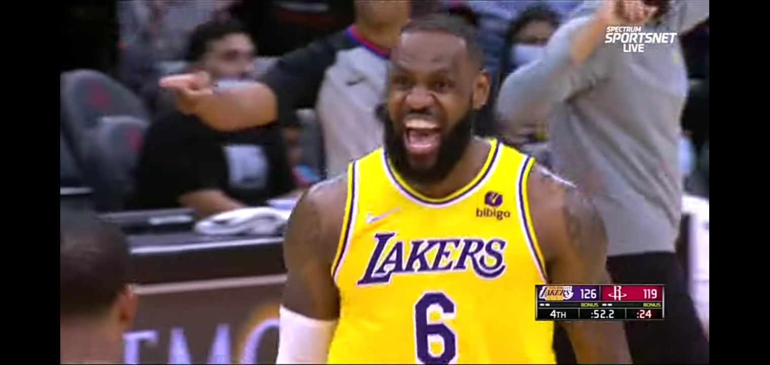 LeBron James surpasses 36,000 career points with TRIPLE-DOUBLE over Houston 😤