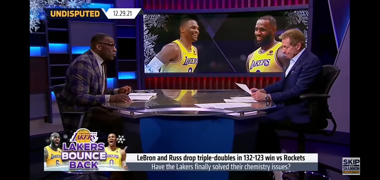 LeBron & Russ post triple doubles in Lakers win vs. Rockets