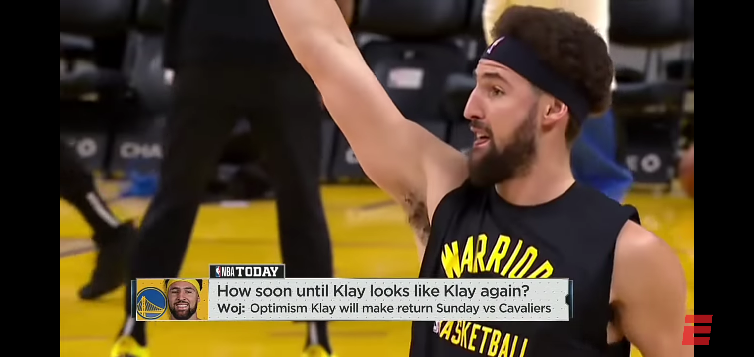 How soon will Klay look like Klay again?