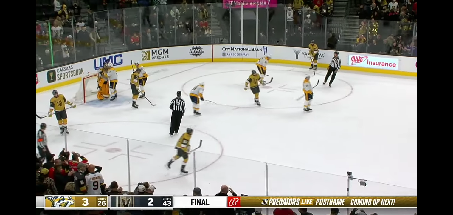 Predators @ Golden Knights 1/4/22