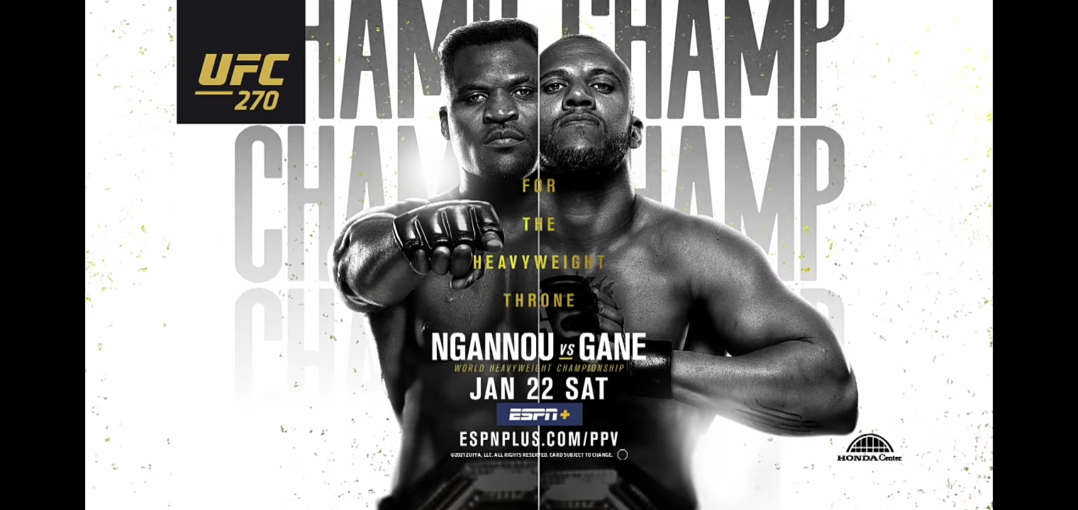 UFC 270: Ngannou vs Gane – The Destroyer & The Skillful