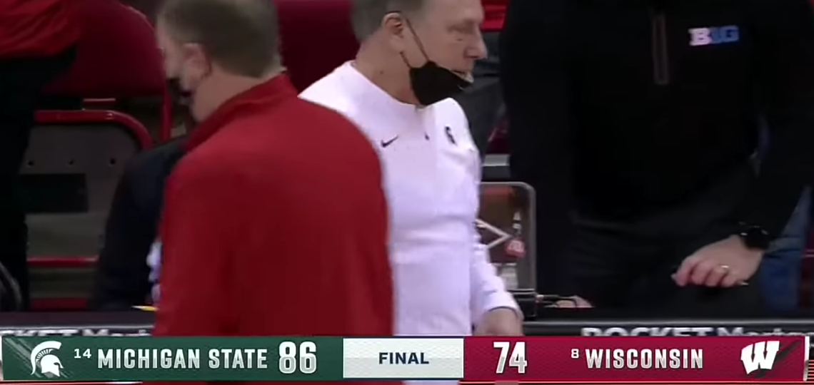 Michigan State at Wisconsin | Big Ten Men’s Basketball | Highlights