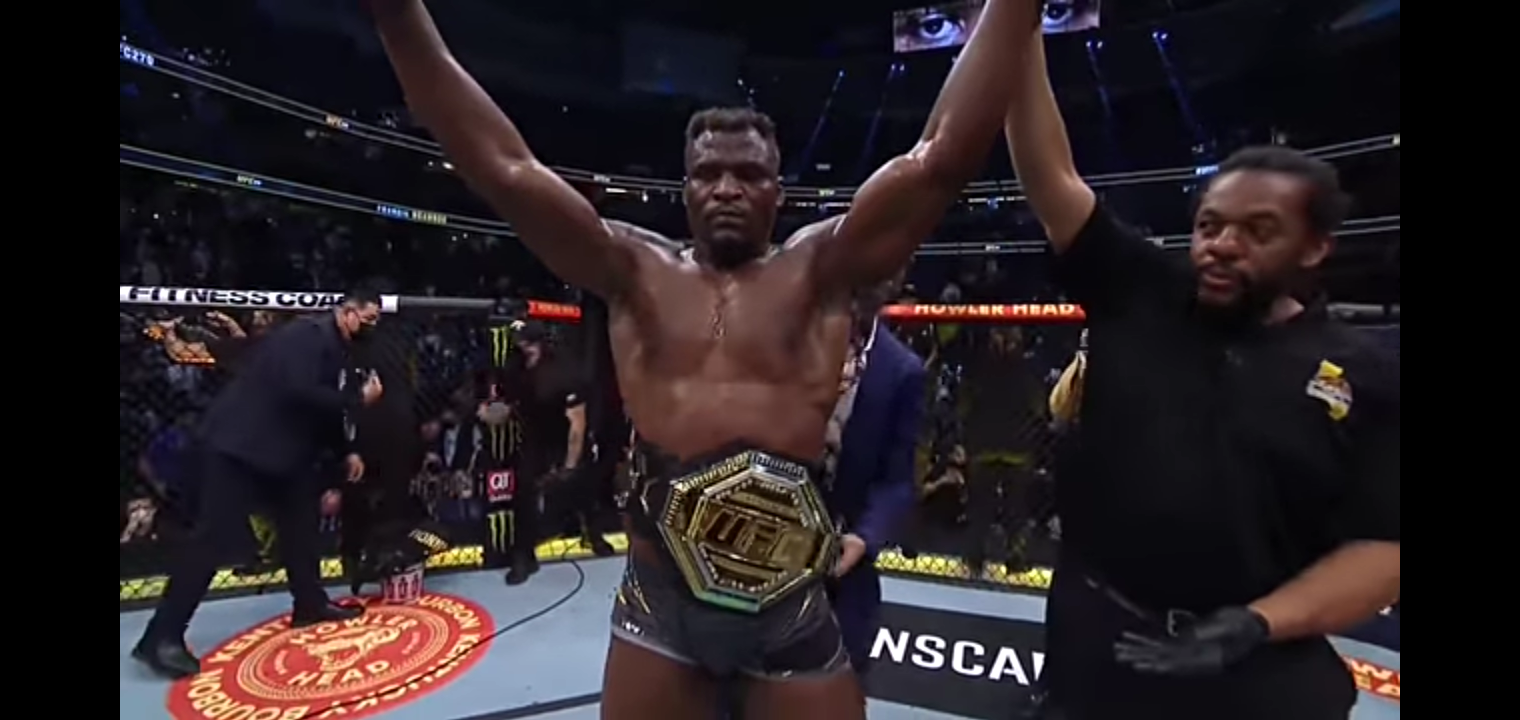 UFC 270: Francis Ngannou Octagon Interview