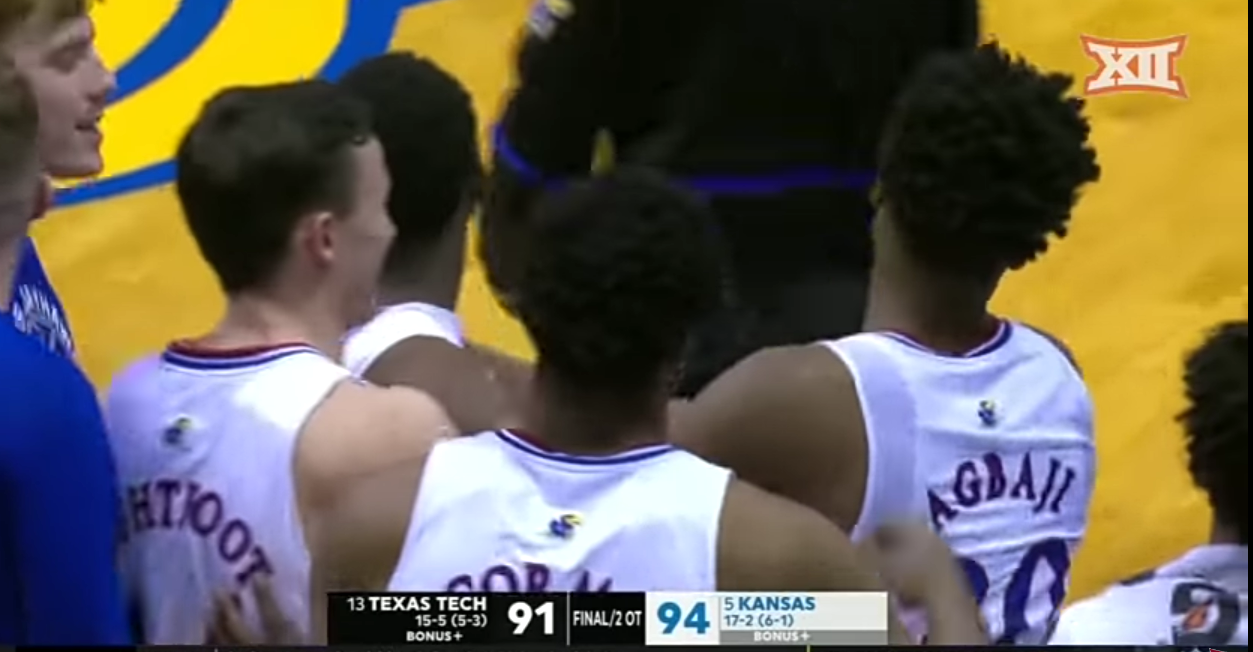 No. 13 Texas Tech vs No. 5 Kansas Men’s Basketball Highlights