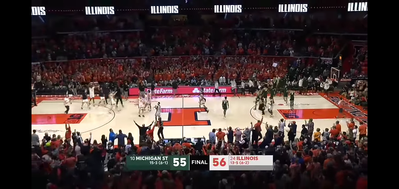Michigan State at Illinois | Big Ten Men’s Basketball | Highlights
