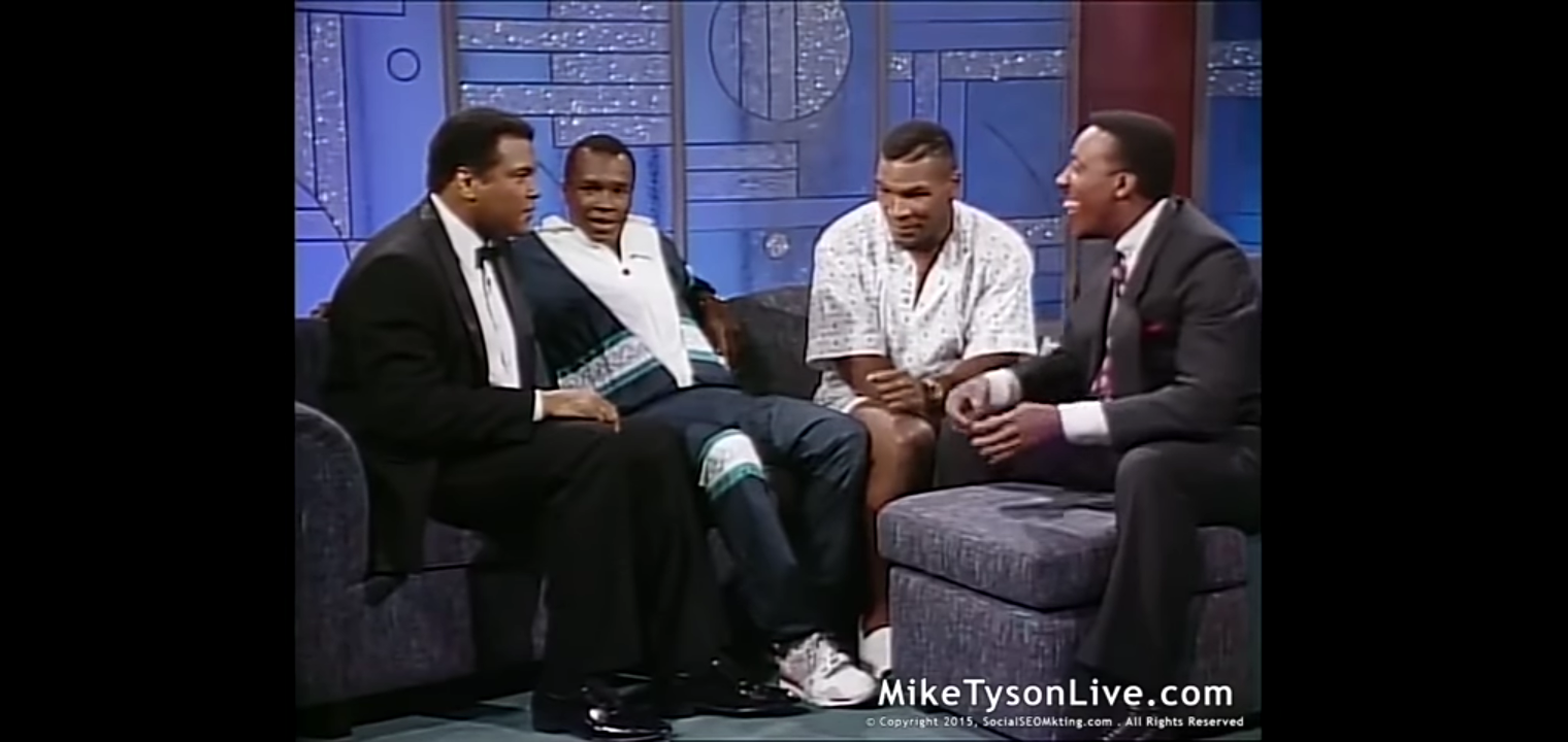 Mike Tyson Praises Muhammad Ali on Arsenio Hall Show 1989￼