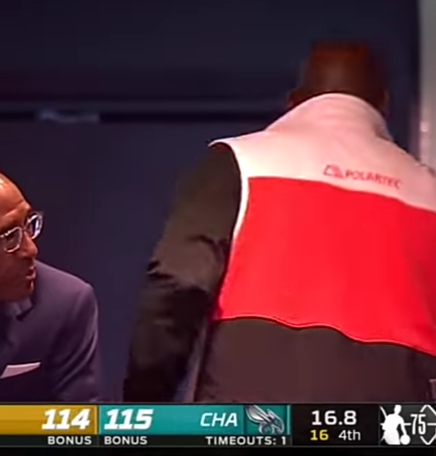 Hornets had Michael Jordan getting ready to suit up 😂