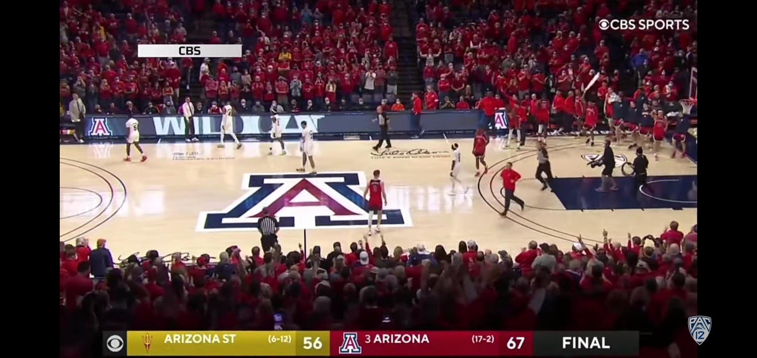 No. 3 Arizona vs. ASU Men’s Basketball Highlights
