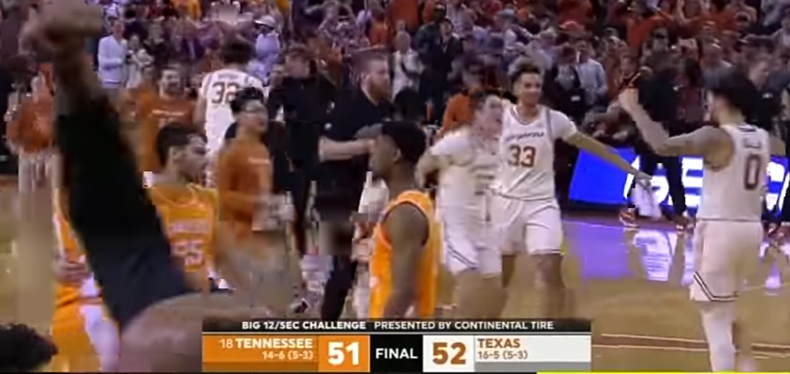 No. 18 Tennessee vs Texas Men’s Basketball Highlights