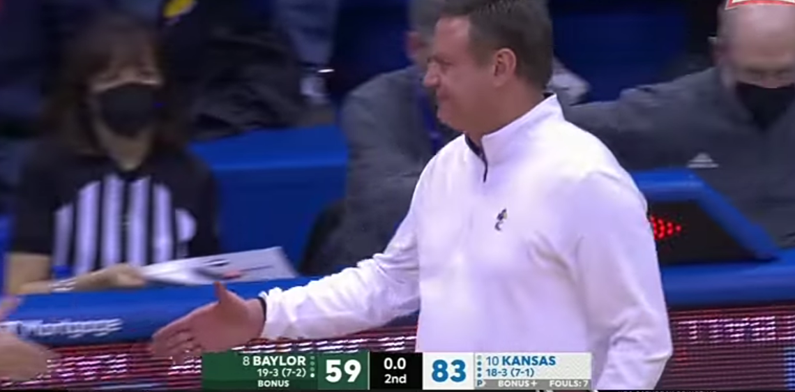 No. 8 Baylor vs No. 10 Kansas Men’s Basketball Highlights
