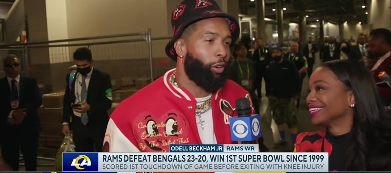 OBJ EXCLUSIVE: Odell Beckham Jr shares reaction to winning Super Bowl