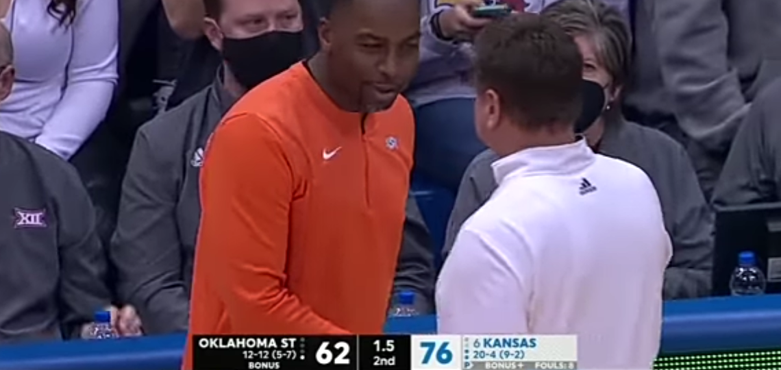 Oklahoma State vs No. 6 Kansas Men’s Basketball Highlights