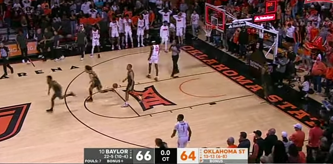 No. 10 Baylor vs Oklahoma State Men’s Basketball Highlights