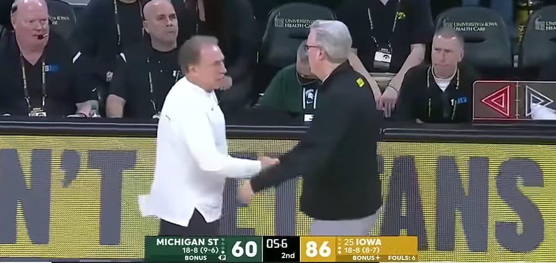 Michigan State at Iowa | Highlights | Big Ten Men’s Basketball