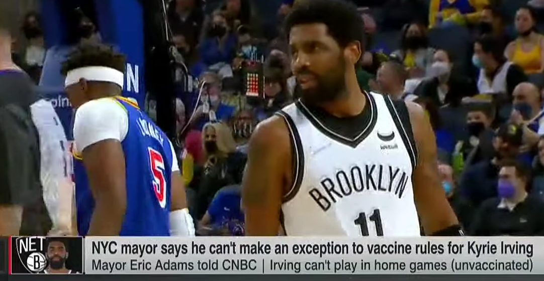 Kyrie & the Nets are in a ‘holding pattern’ after the NYC mayor’s latest comments