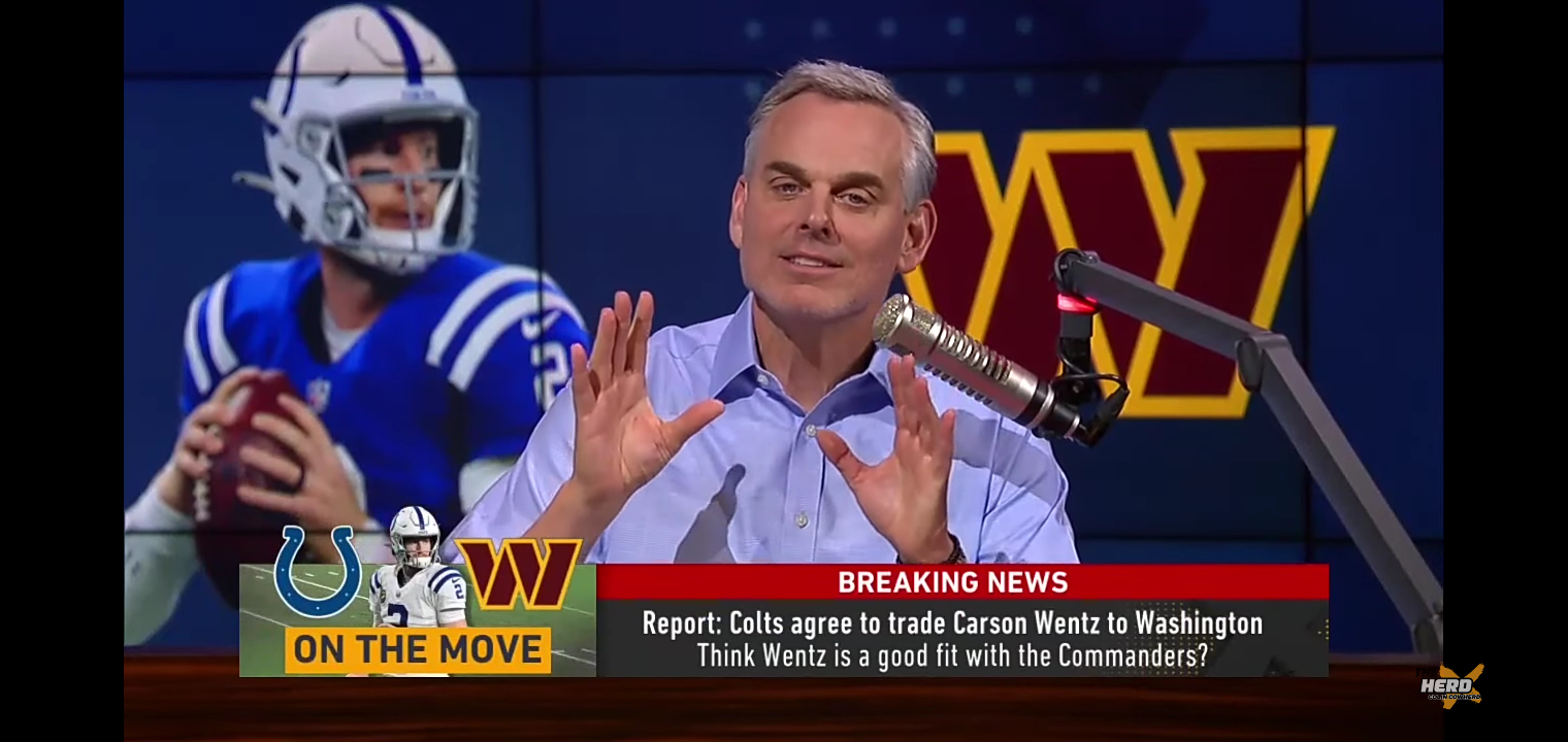 Carson Wentz is traded to Washington, talks possible replacement for Colts