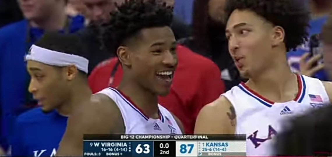 Big 12 Men’s Basketball: Kansas 87, WVU 63