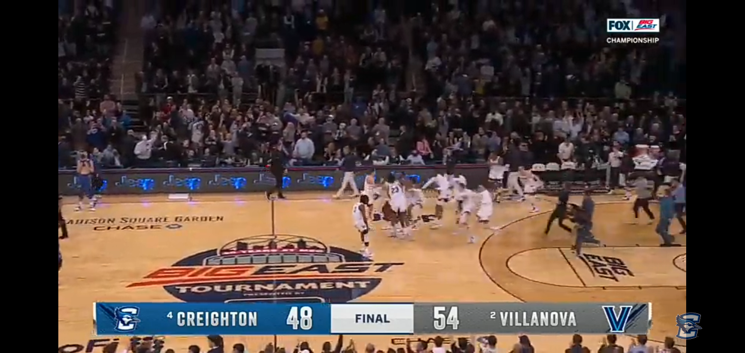 Creighton Men’s Basketball BIG EAST Tournament Finals vs Villanova