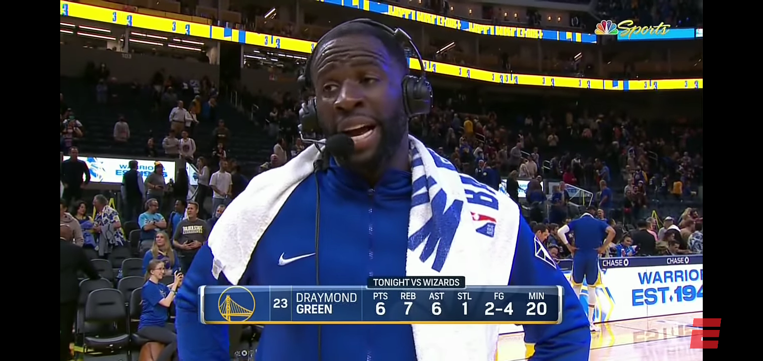 ‘Great to be back!’ – Draymond Green
