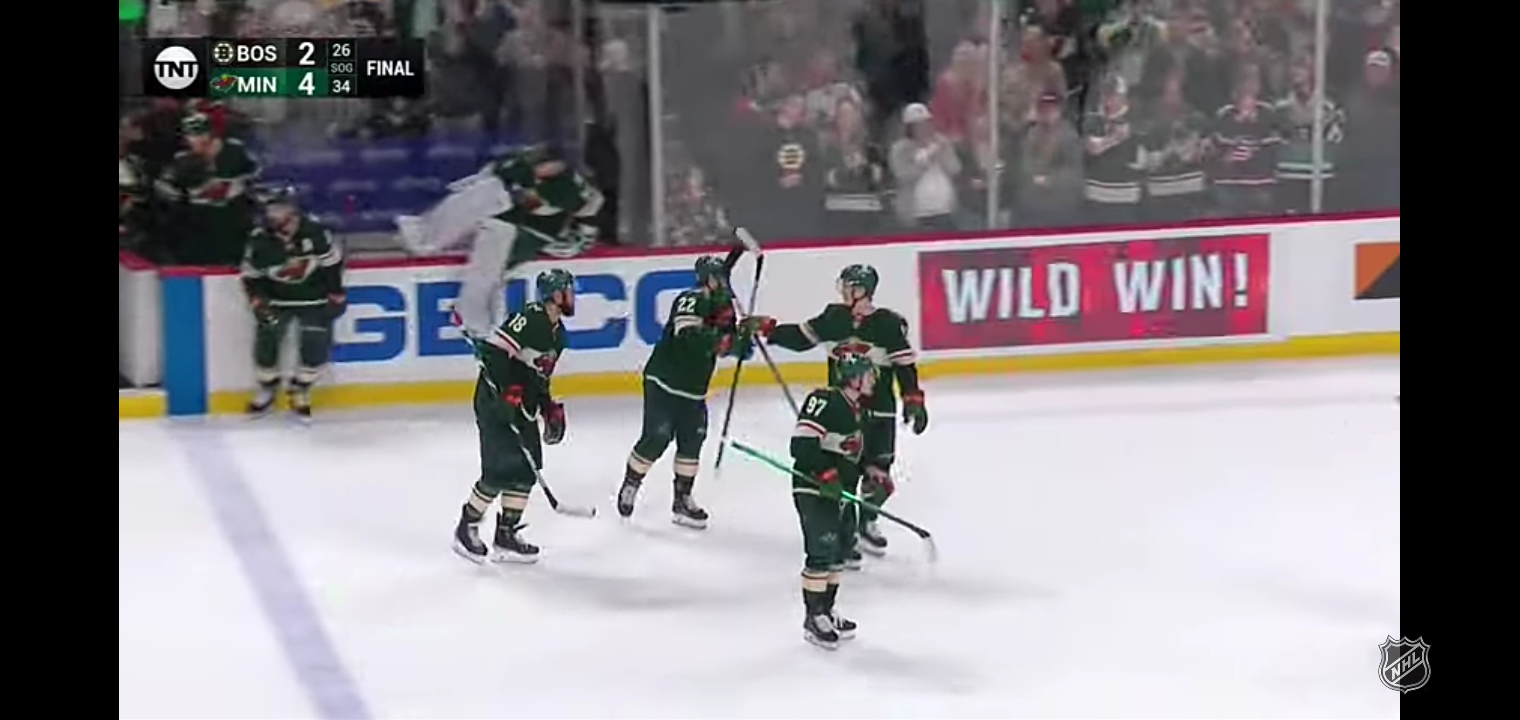 Boston Bruins at Minnesota Wild | Full Game Highlights
