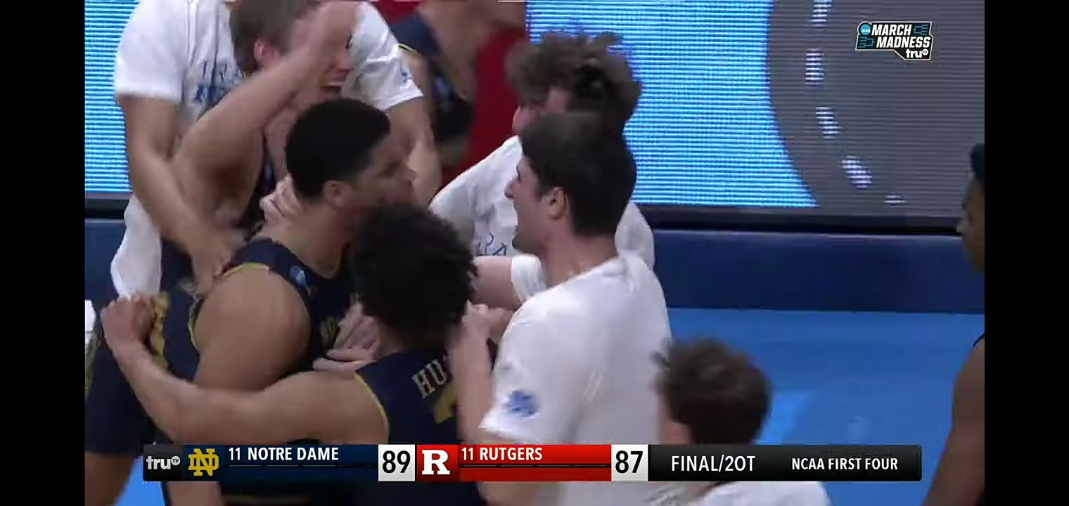 Notre Dame vs. Rutgers – First Four NCAA tournament extended highlights