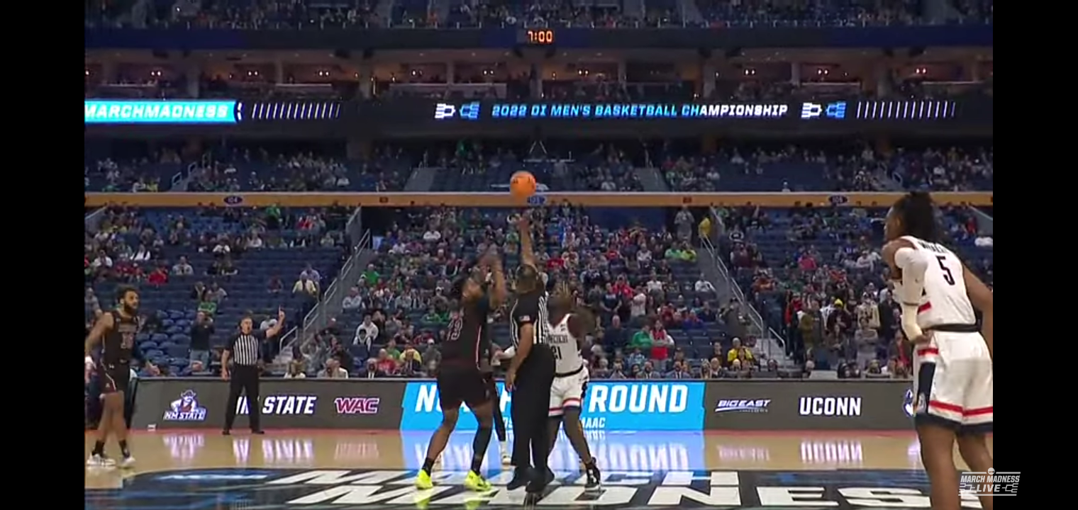 New Mexico State vs. Uconn – First Round NCAA tournament