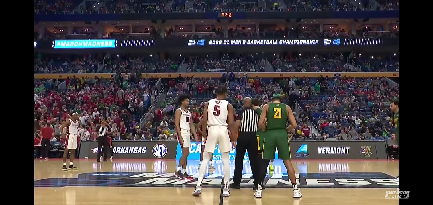 Arkansas vs. Vermont – First Round NCAA tournament