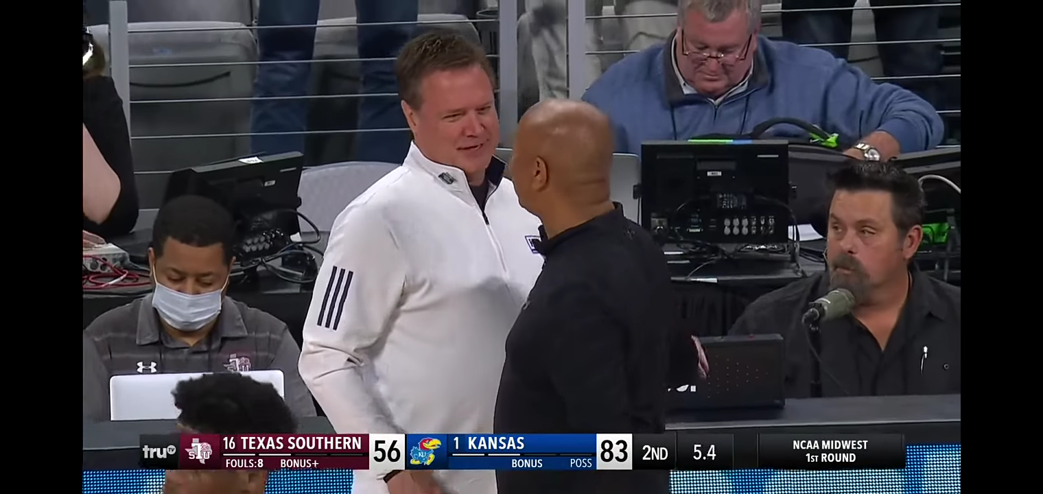 Kansas vs. Texas Southern – First Round NCAA tournament