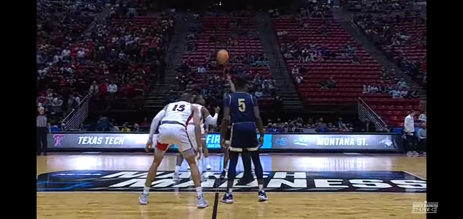Texas Tech vs. Montana State – First Round NCAA tournament