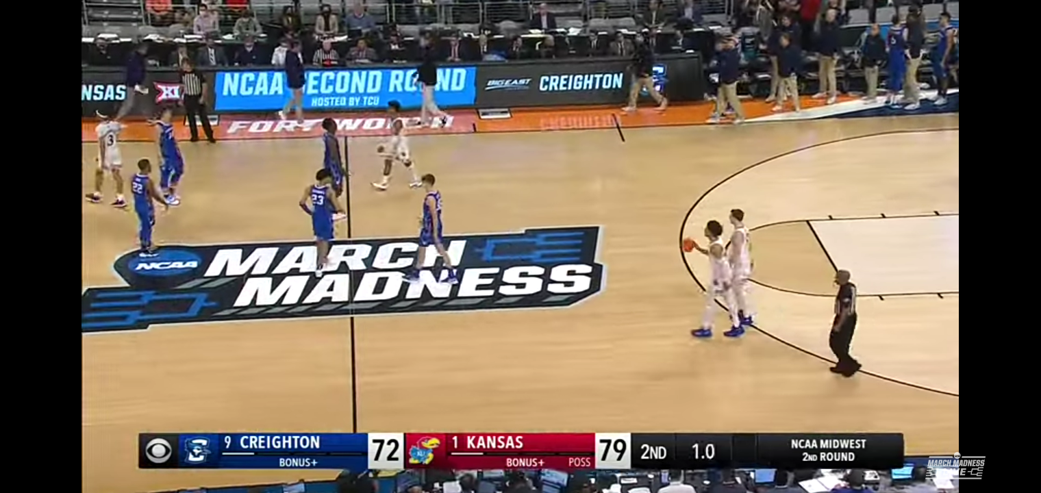Creighton vs. Kansas – Second Round NCAA tournament
