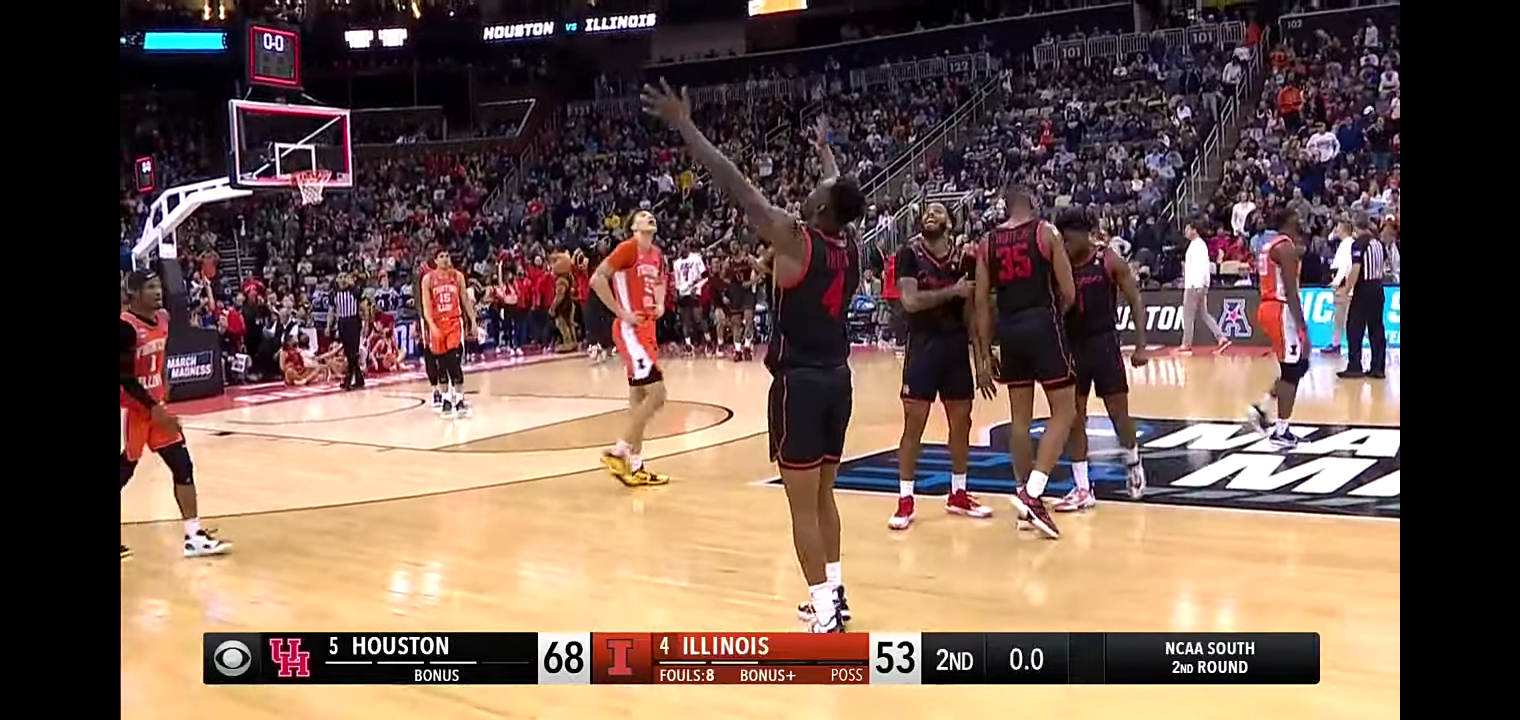 Houston vs. Illinois – Second Round NCAA tournament