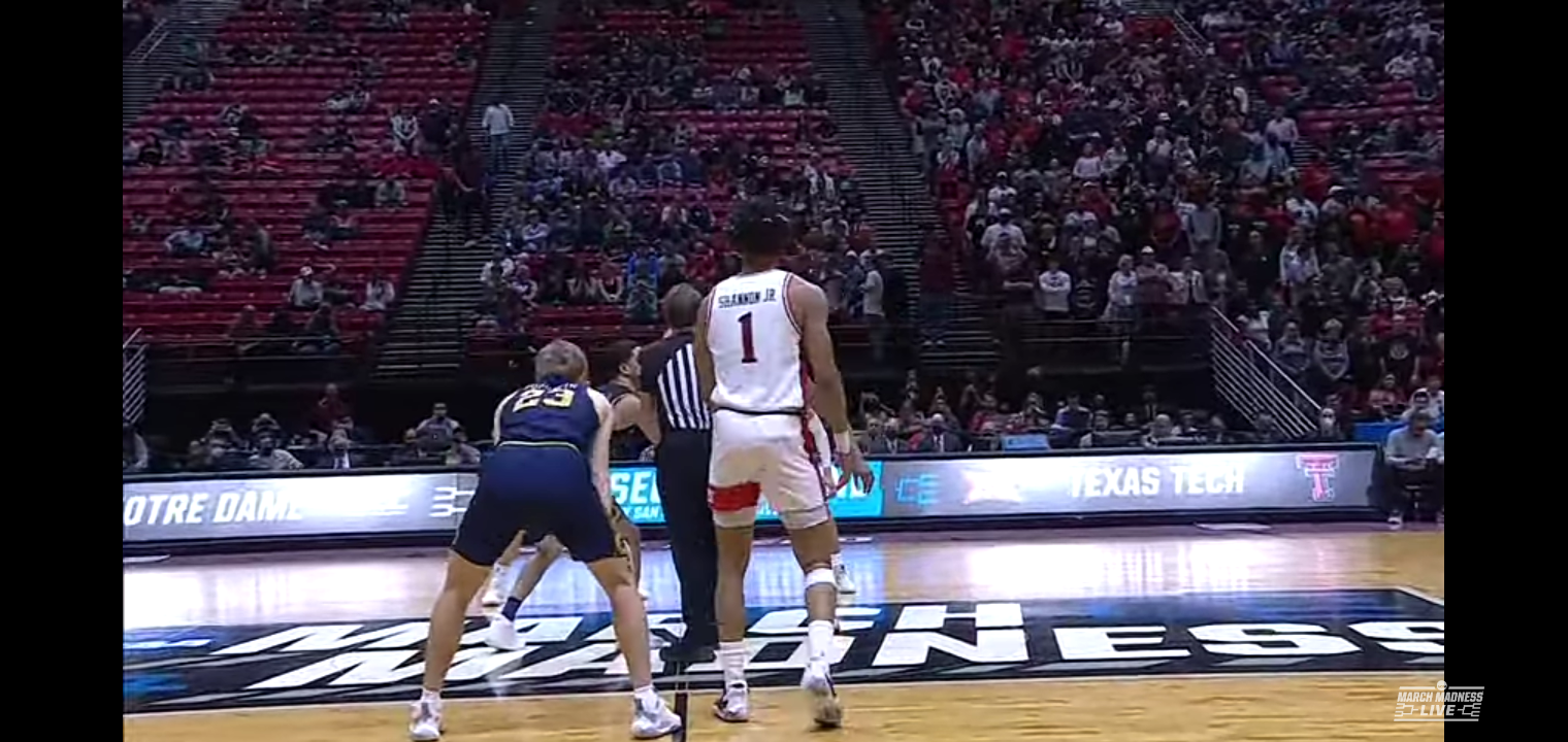 Texas Tech vs. Notre Dame – Second Round NCAA tournament