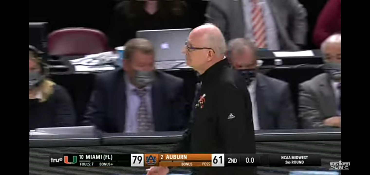 Miami (FL) vs. Auburn – Second Round NCAA tournament
