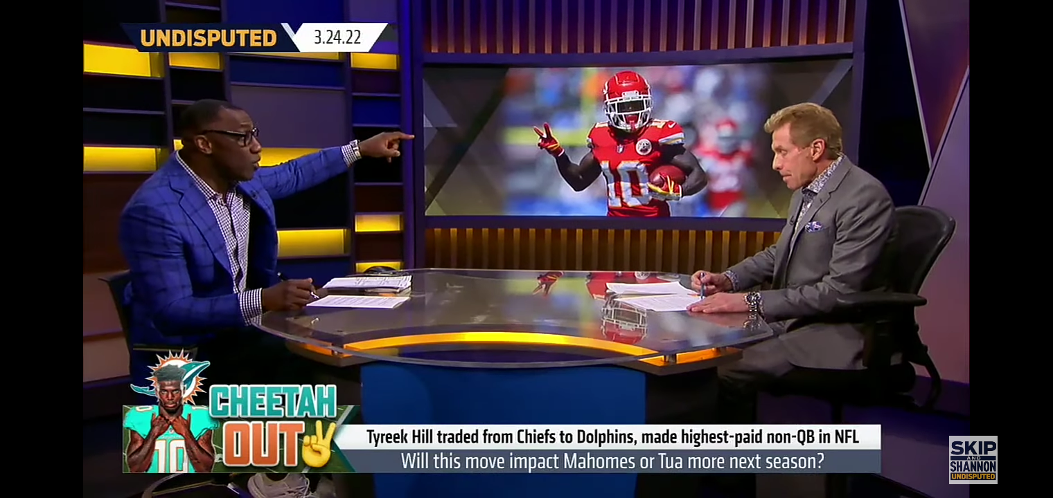 Does Tyreek Hill move affect Patrick Mahomes or Tua more?