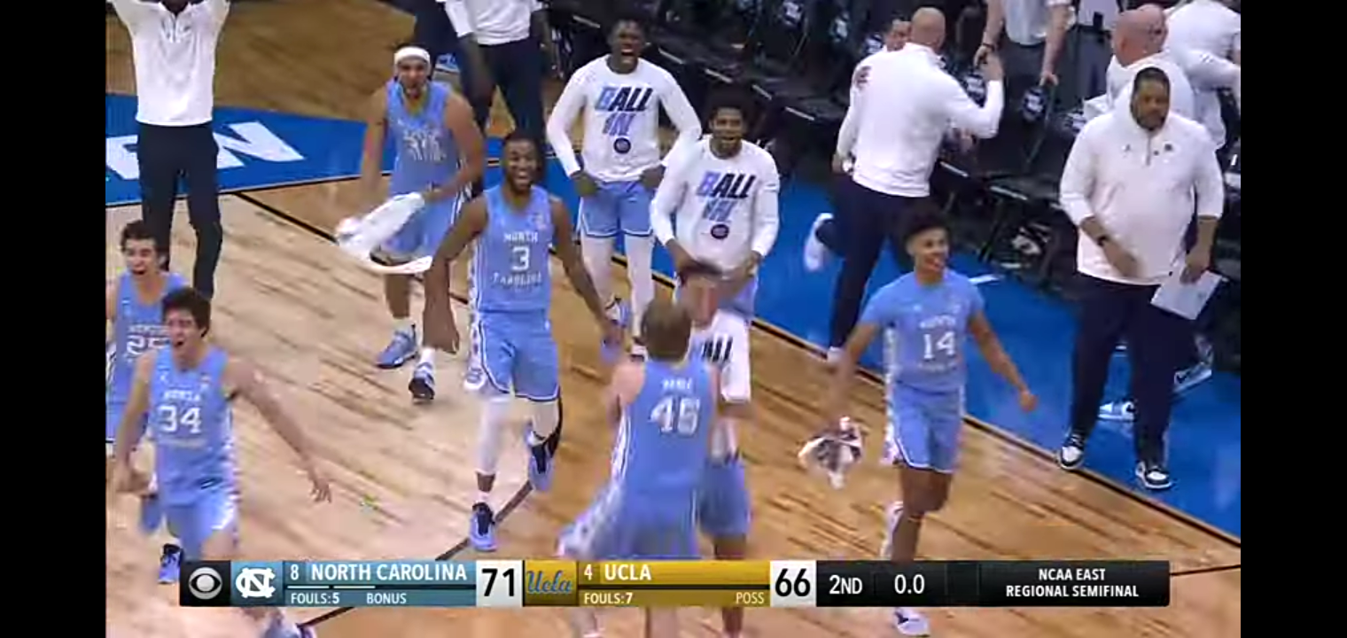North Carolina vs. UCLA – Sweet 16