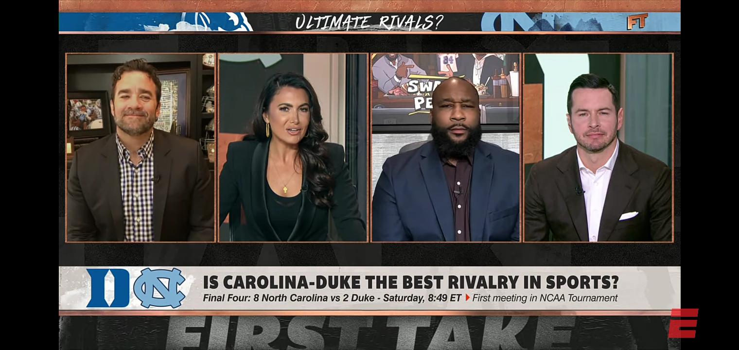 First Take’s UNC vs. Duke Final Four matchup predictions 😬 🍿