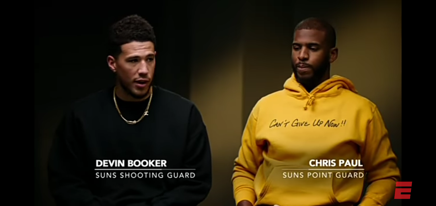 Devin Booker & Chris Paul break down their best plays in the film room 🎥 ☀️