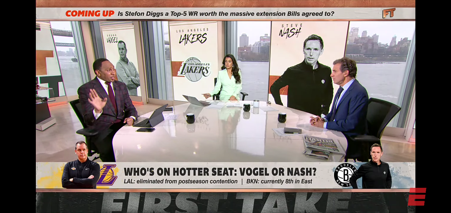 Stephen A.: The Lakers QUIT on Frank Vogel!