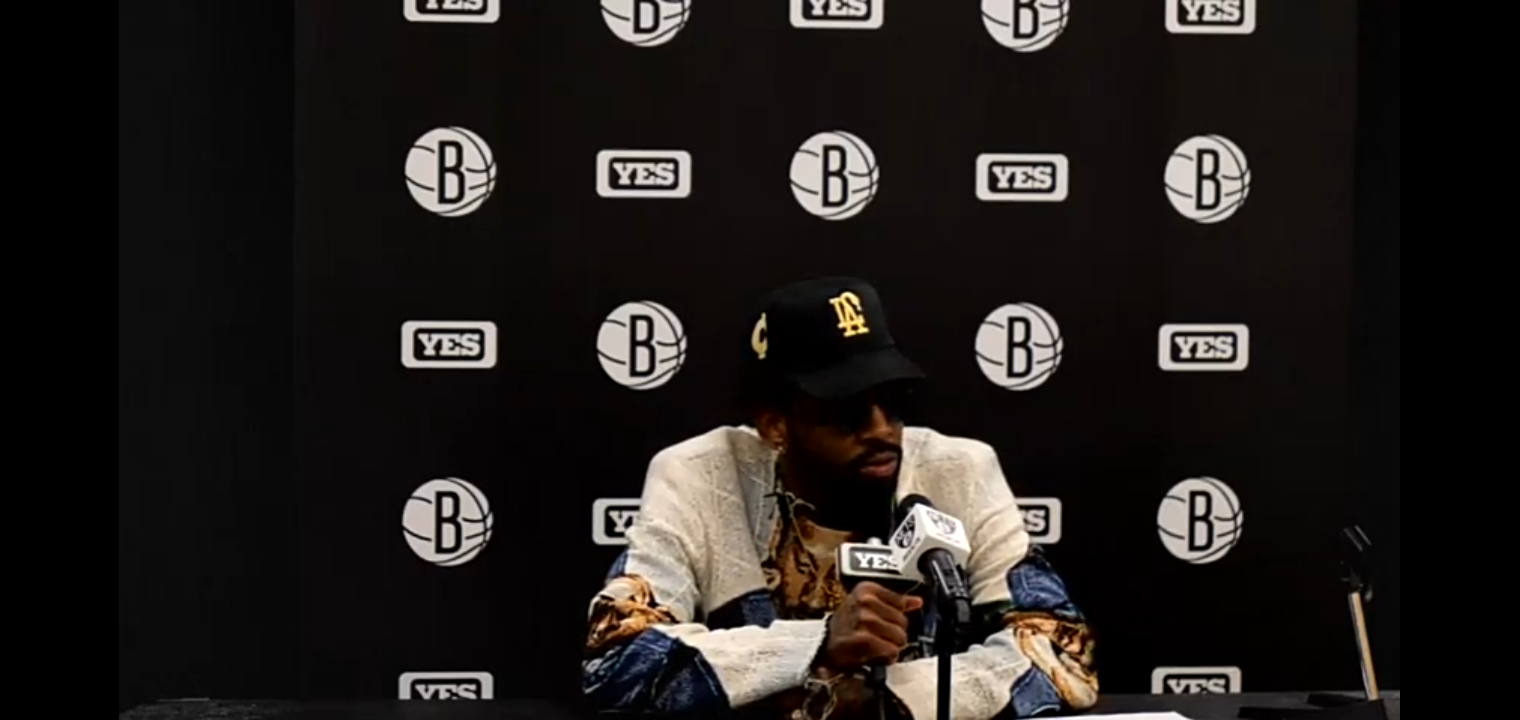 Irving wears a Kobe outfit after win against Knicks, says his spirit was in MSG.