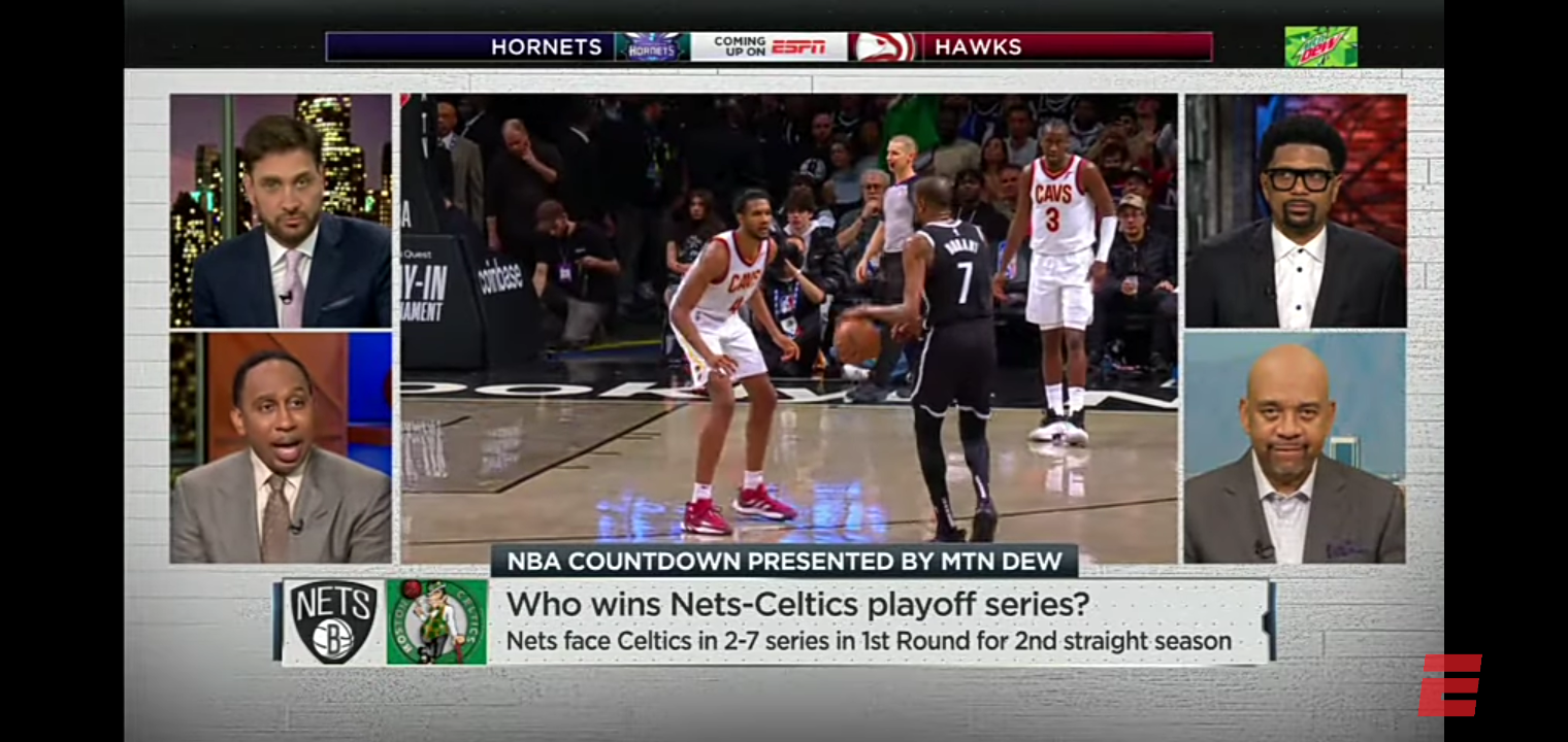 You think Kyrie Irving’s going to hit that many shots on Marcus Smart?!