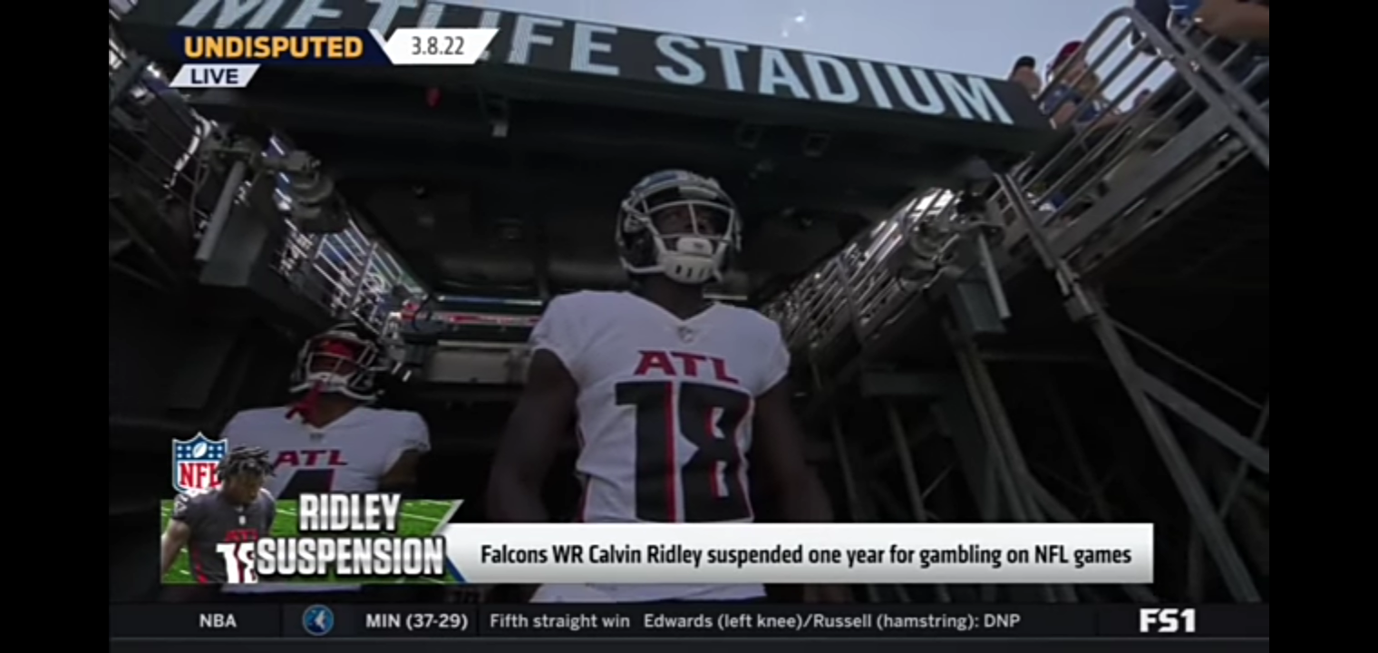 UNDISPUTED – Shannon Sharpe destroys Falcon WR Calvin Ridley: “What the f** are you doing?”