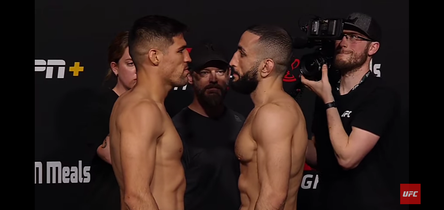 UFC Vegas 51: Weigh-In Faceoffs