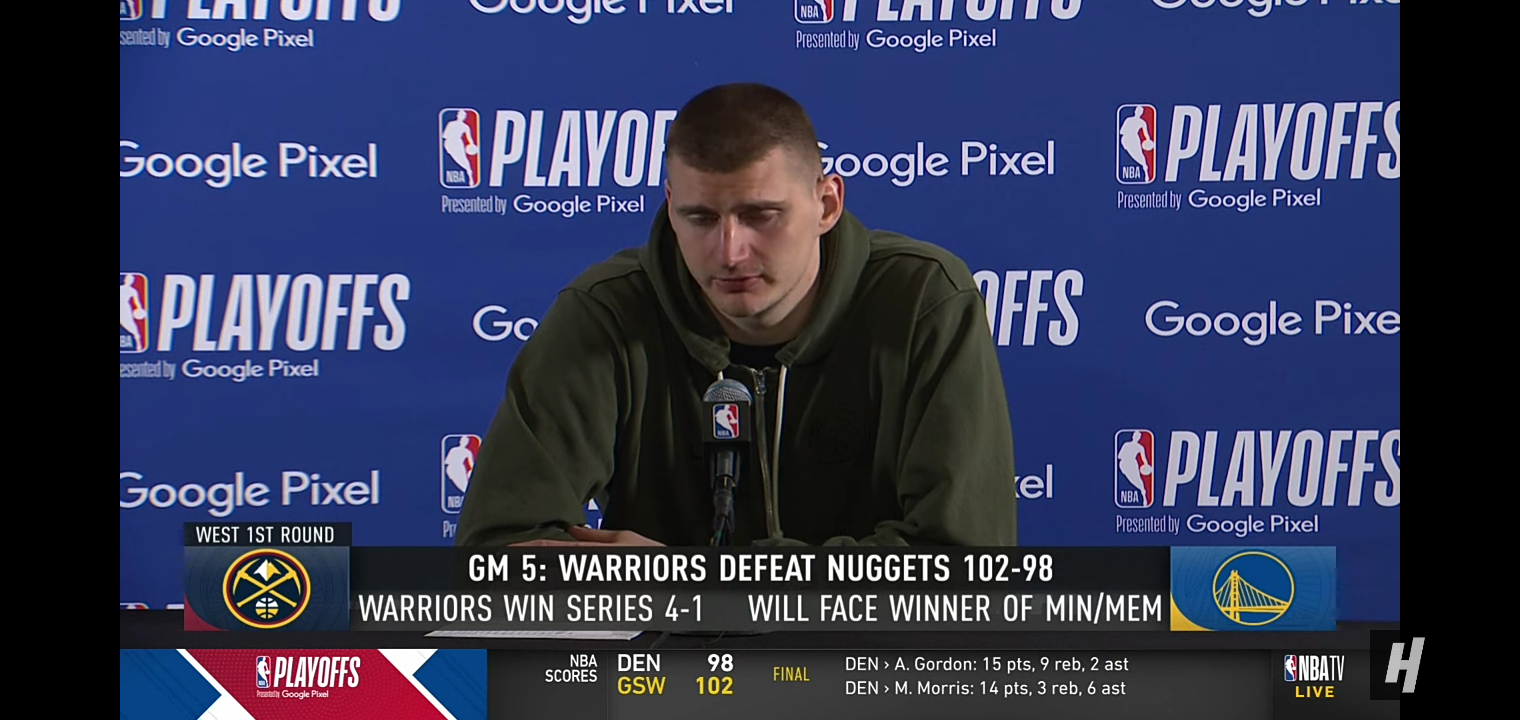 Nikola Jokic Postgame Interview – Game 5 – Nuggets vs Raptors