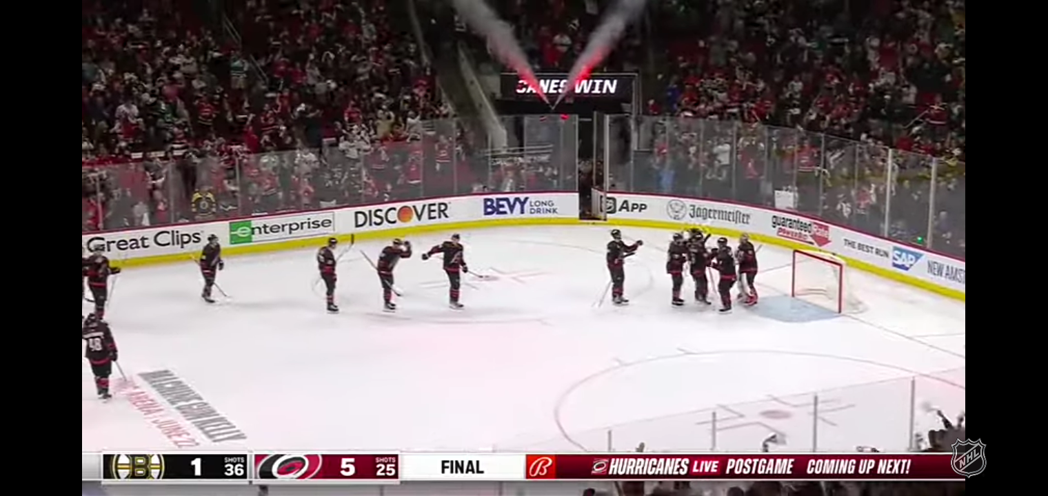 First Round, Gm 1: Bruins @ Hurricanes