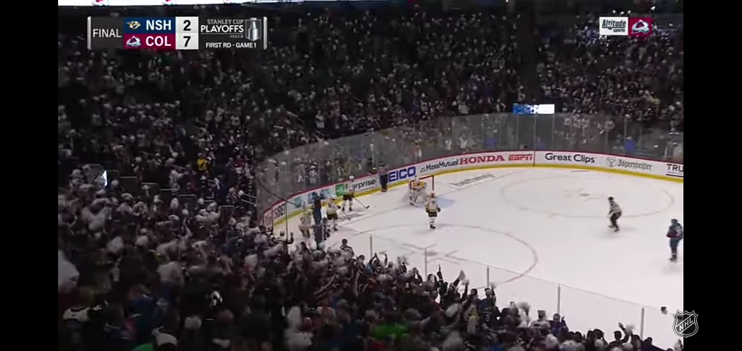 First Round, Gm 1: Predators @ Avalanche